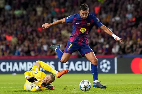 دقيقة بدقيقة.. برشلونة 1-0 باريس سان جيرمان.. هدف التقدم 